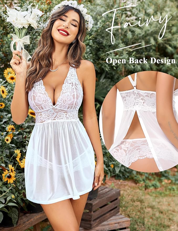 Lace Babydoll Nightdress