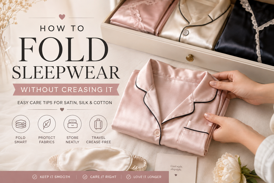 How to Fold Sleepwear Without Creasing It