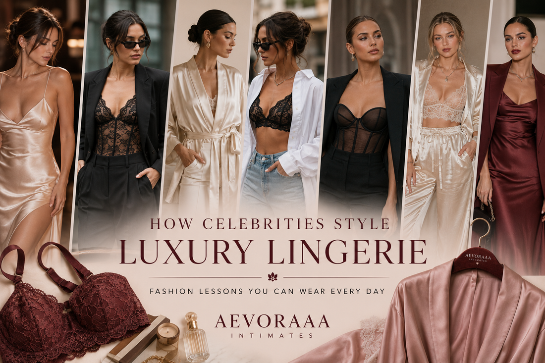 How Celebrities Style Luxury Lingerie
