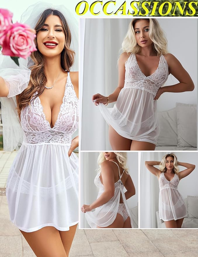 Lace Babydoll Nightdress